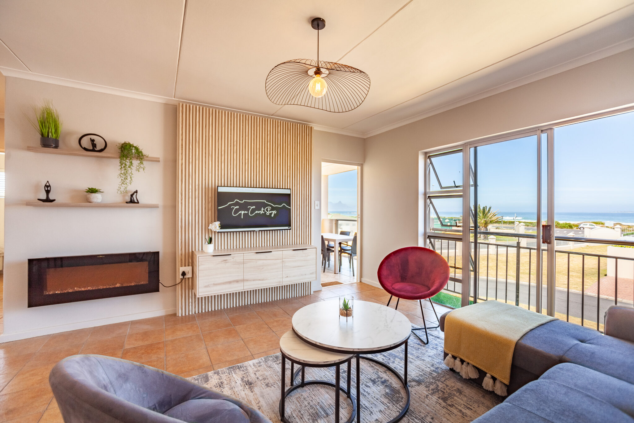 Lounge Area with Smart TV